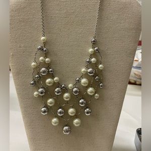 Brighton silver and pearl necklace